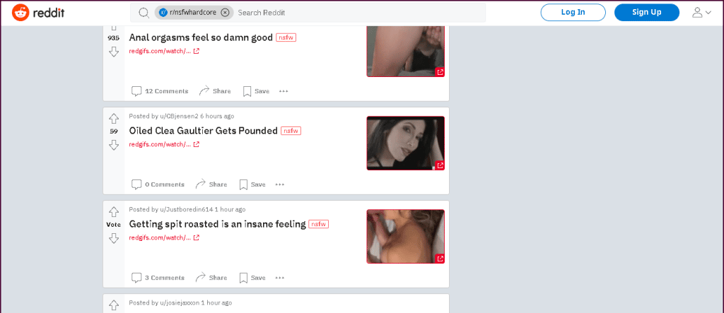 posts hardcore nsfw