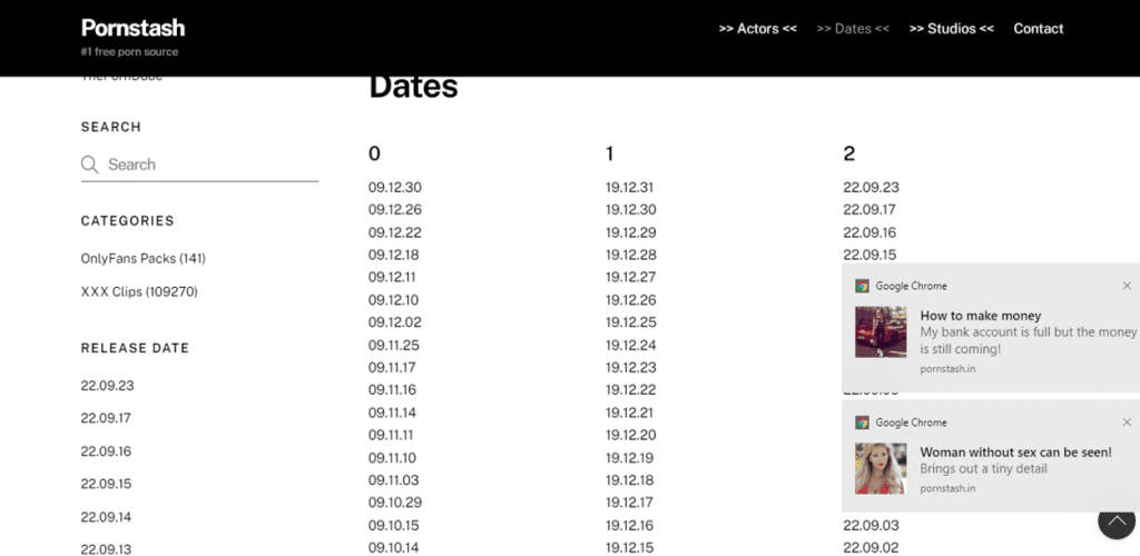 pornostash dates