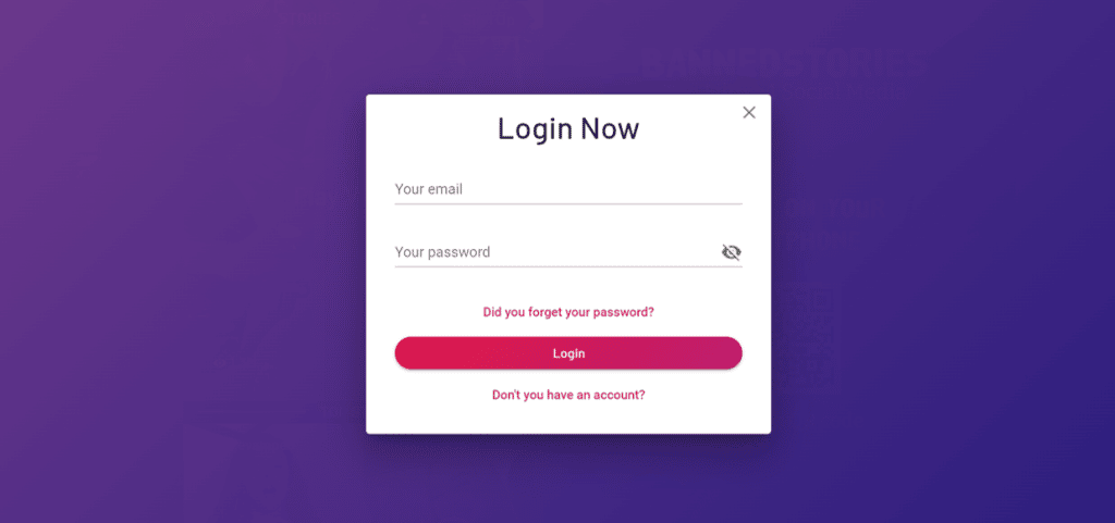 bannedstories login