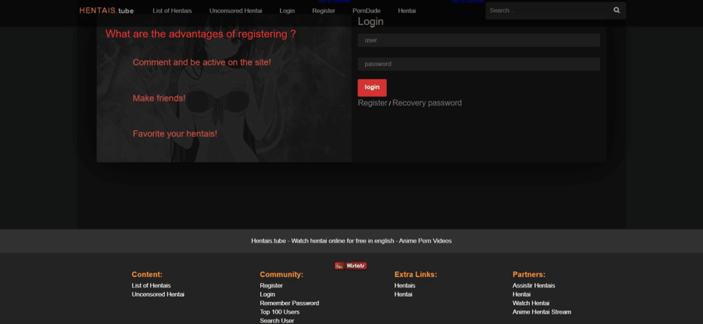 hentaistube login