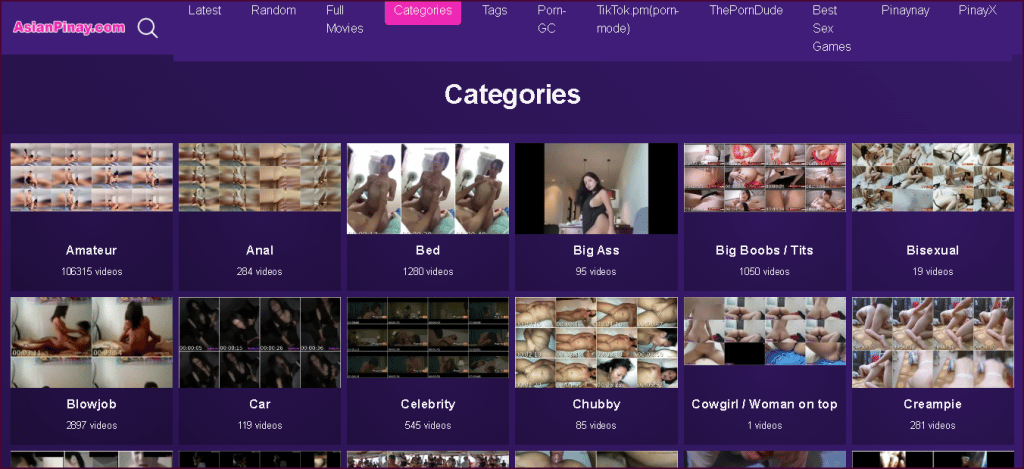 Asianpinay categories