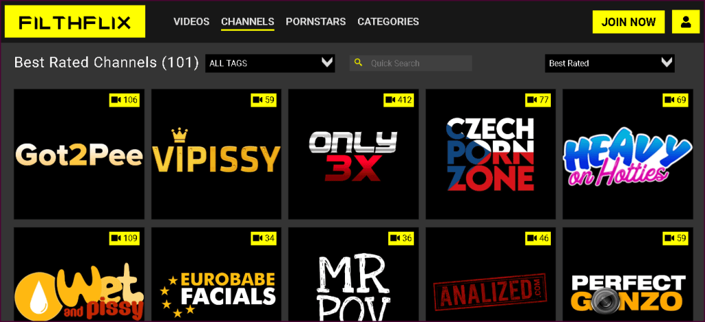 filthflix channels