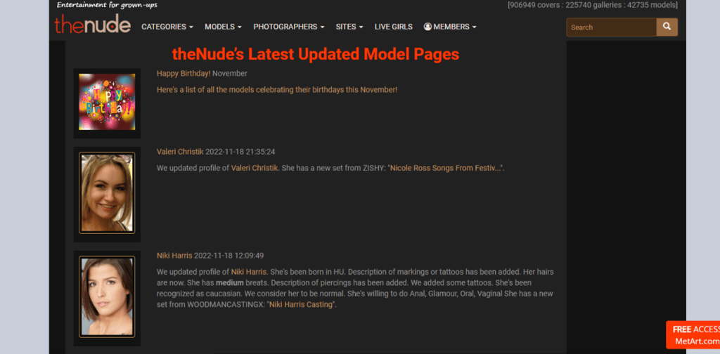 thenude updates