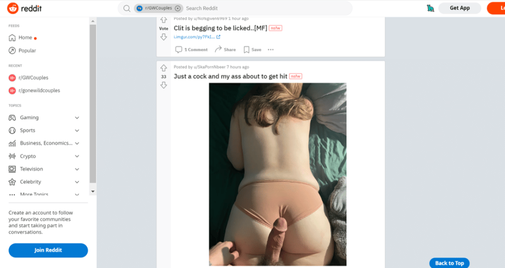 reddit gwcouples ass