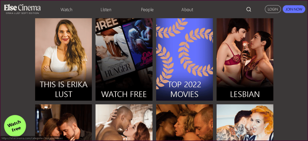 Else Cinema categories