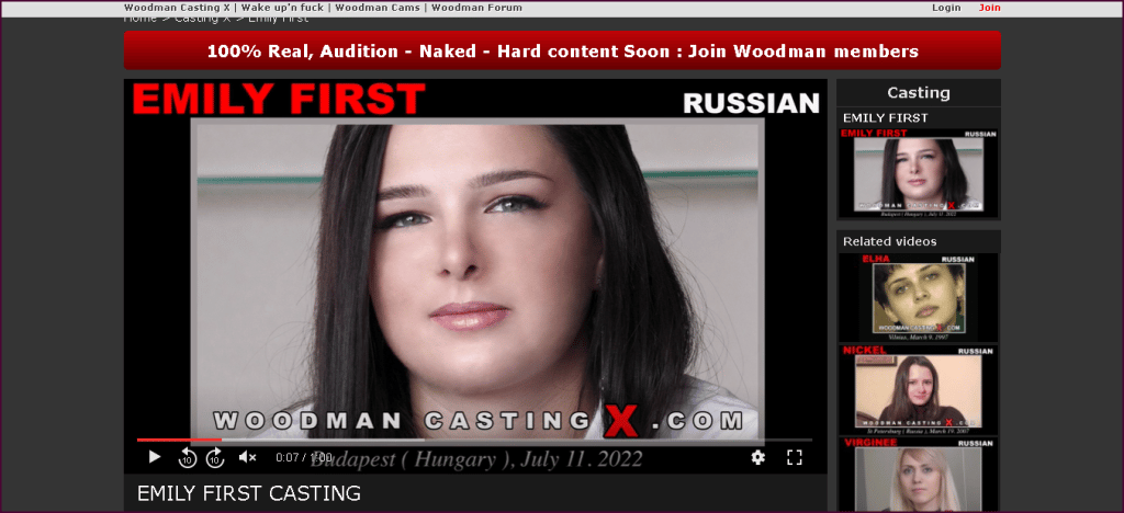 Woodman casting X amatör