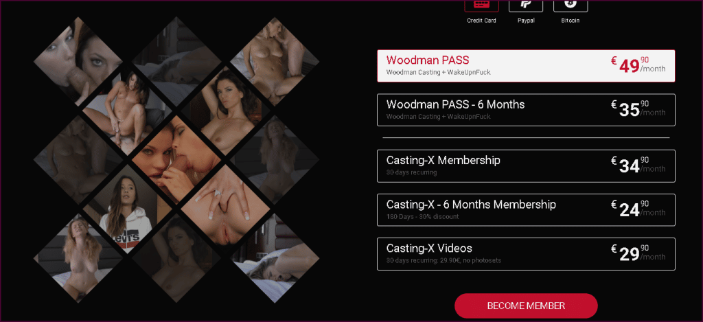 Woodman casting X joins