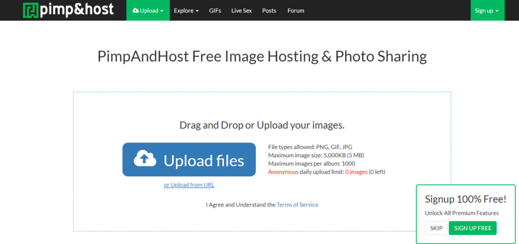 pimpandhost-Upload