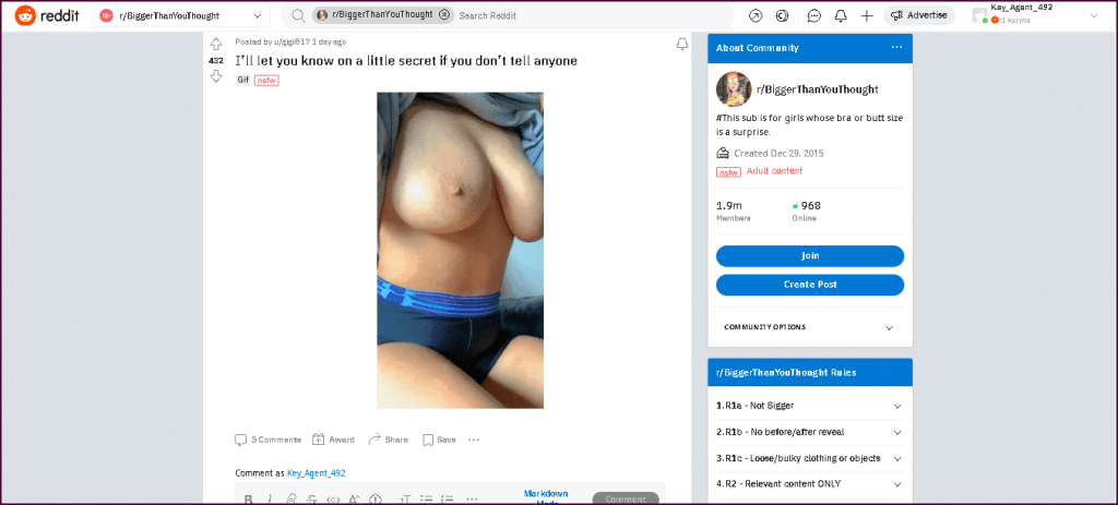 BiggerThanYouThought huge tits