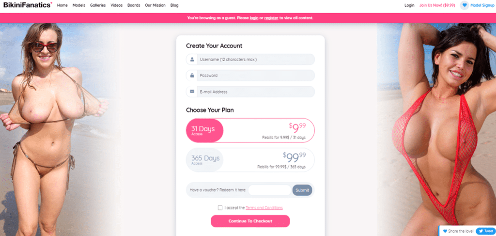 bikinifanatics si iscrive