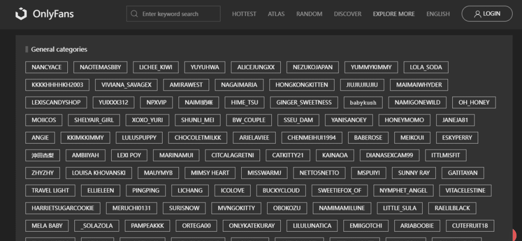 categorías freesfans