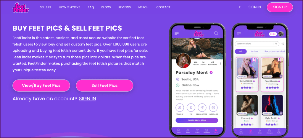 FeetFinder شراء أو بيع