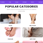 FeetFinder categories