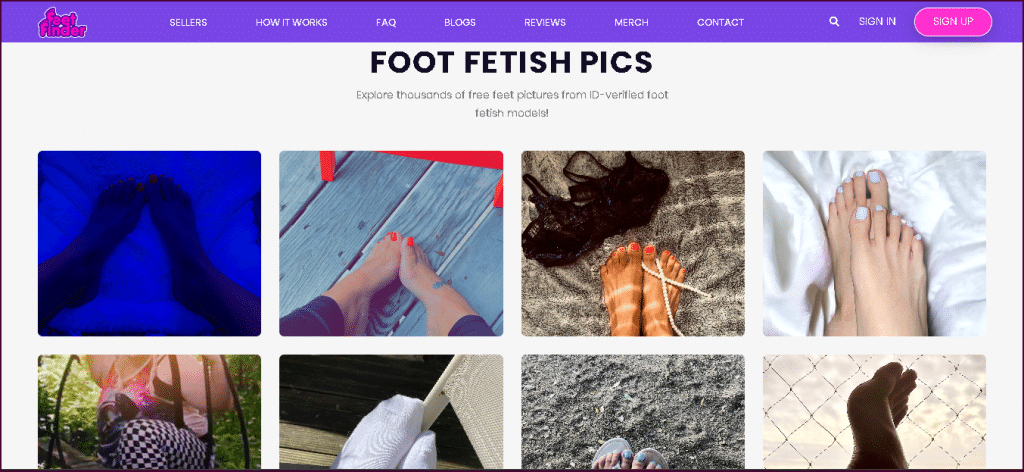 FeetFinder por pés