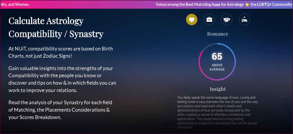 NUiT naissance calculer