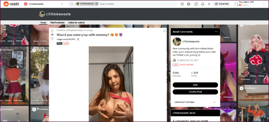 TikTok Bonbons seins