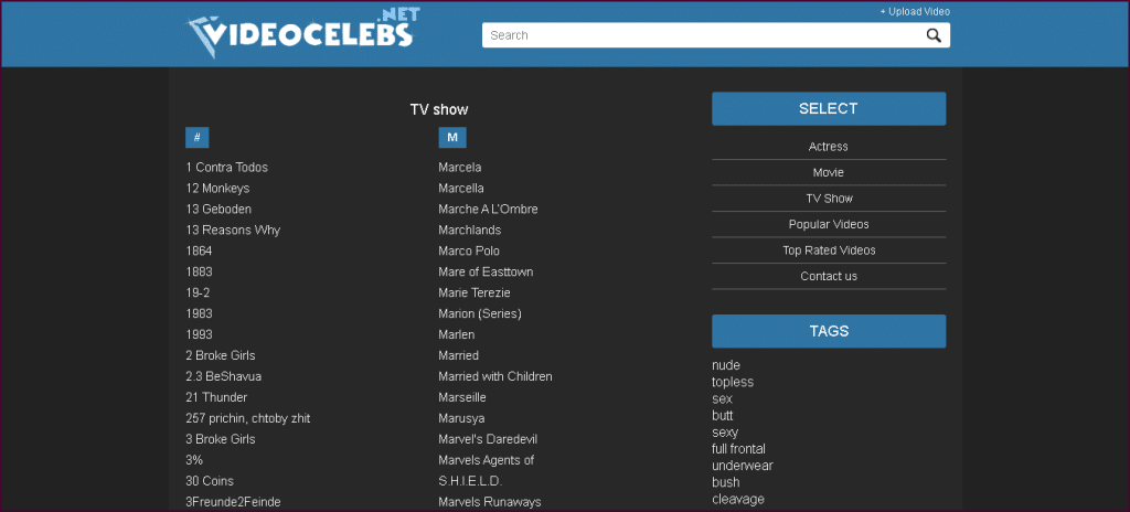 Émissions de télévision de célébrités vidéo