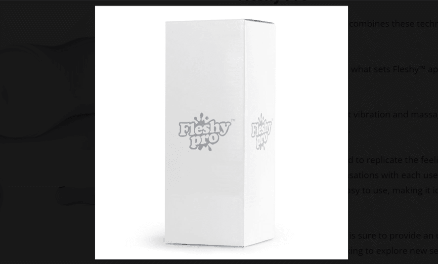 fleshly pro packaging