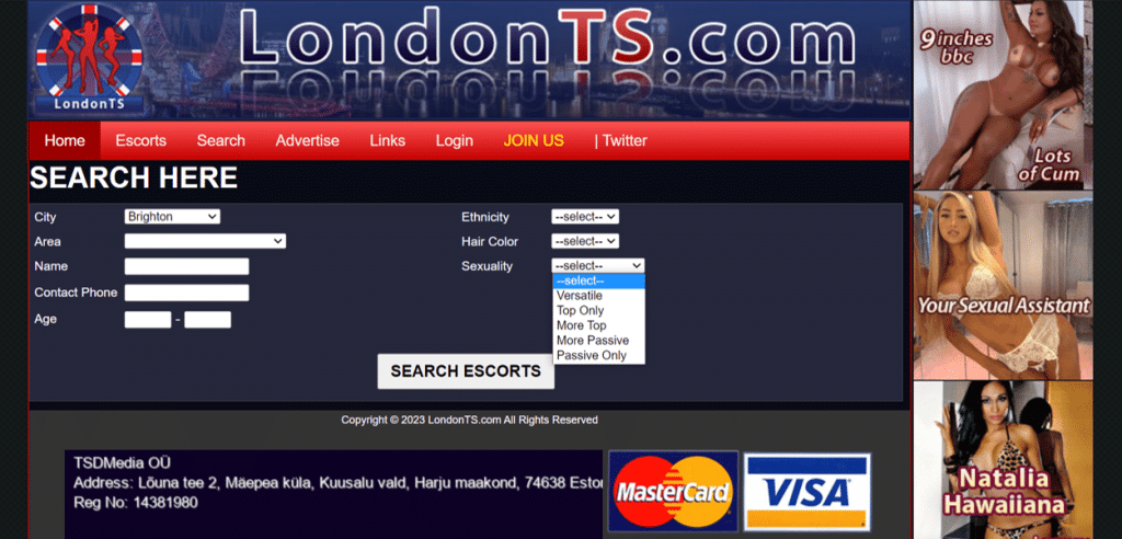 londonts search