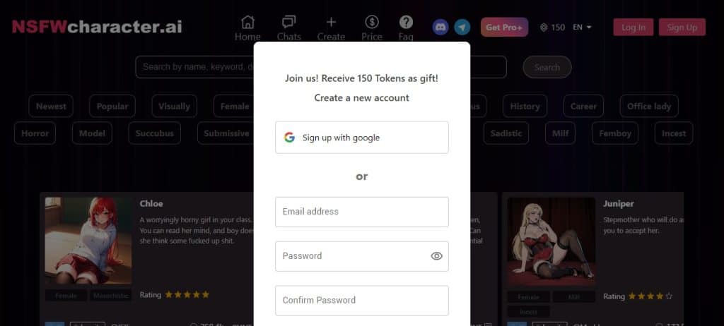 nsfwcharacter signup