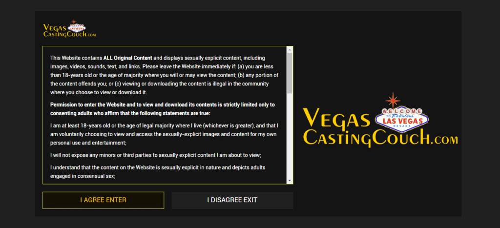 Vegas Casting Couch sisään