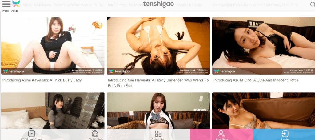 Tenshigao models