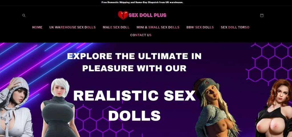 muñeca sexual más página de inicio