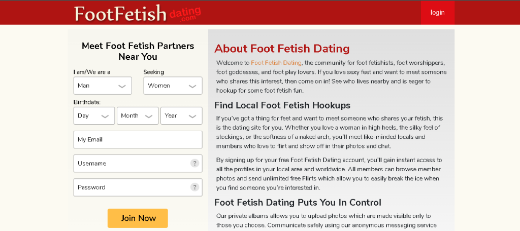 Foot Fetish Dating help
