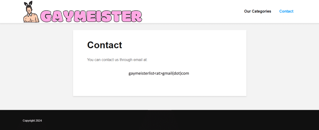 Gaymeister contact