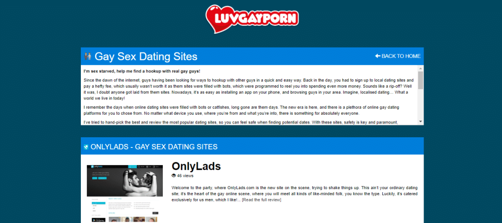 Luv Gay Porno Dating