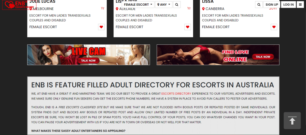 escortsnearby ads