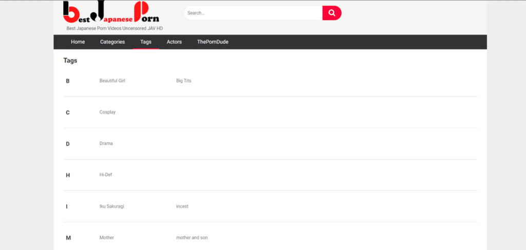 bestjapaneseporn tags