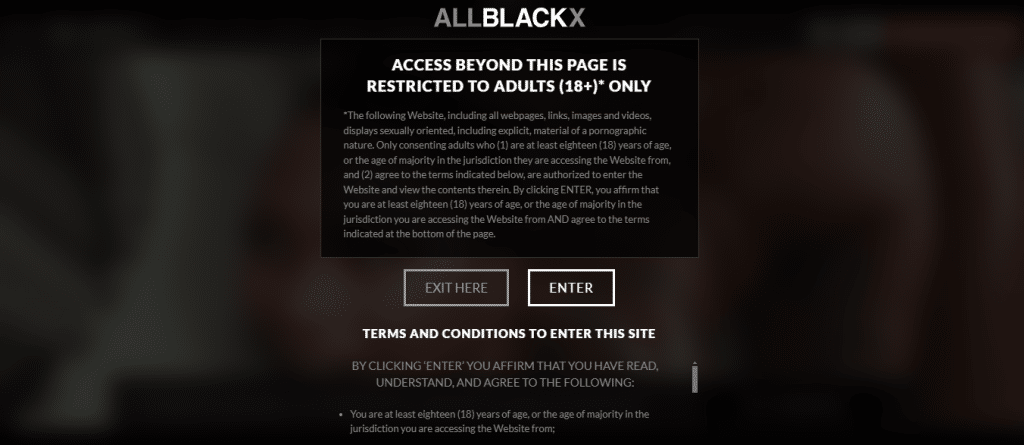 AllBlackX enter