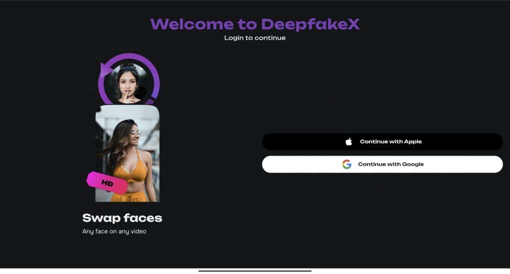 Deepfakex Swap