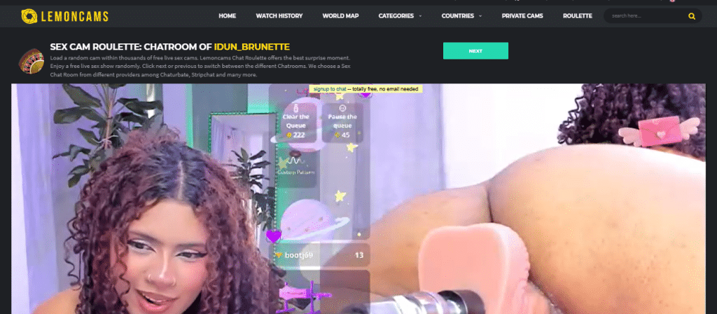 Lemoncams sex roullete