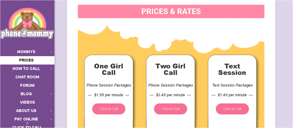 Phone A Mommy price