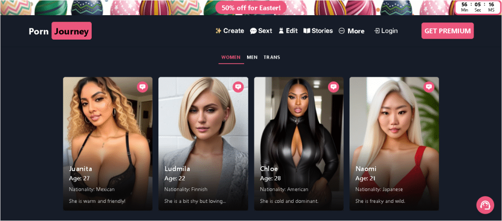 Porn Journey women